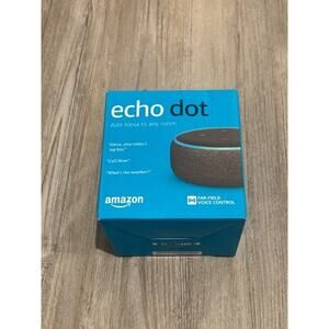 Amazon Echo Dot (3rd Gen, 2018 release) with Alexa-Charcoal